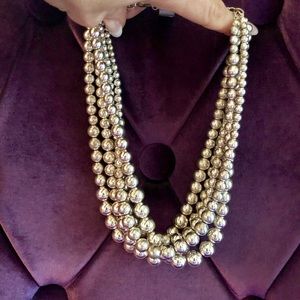 Silver Beaded Necklace